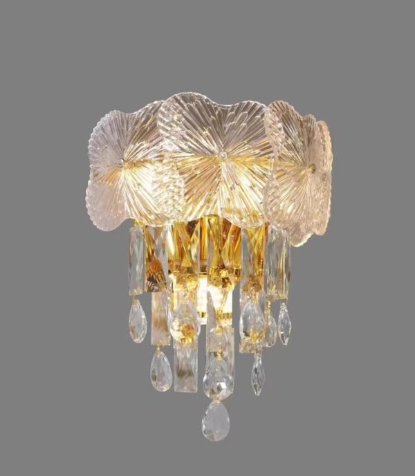 Crystal Chandelier Lights With Sea Fish Design