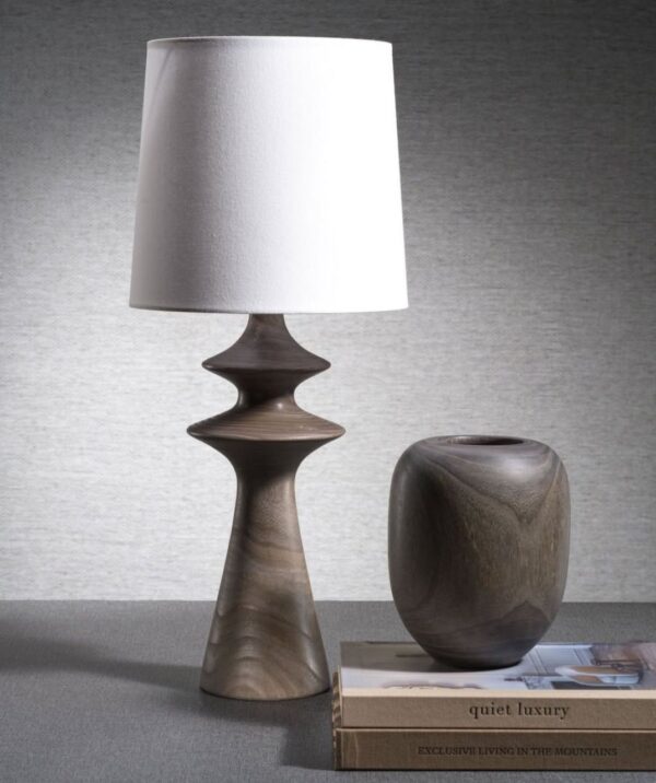 Table Lamps Wooden Leg